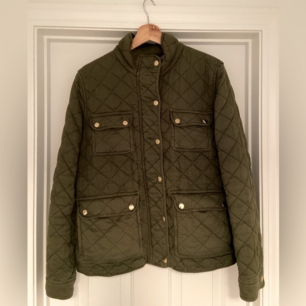J.Crew Quilted Downtown Field Jacket